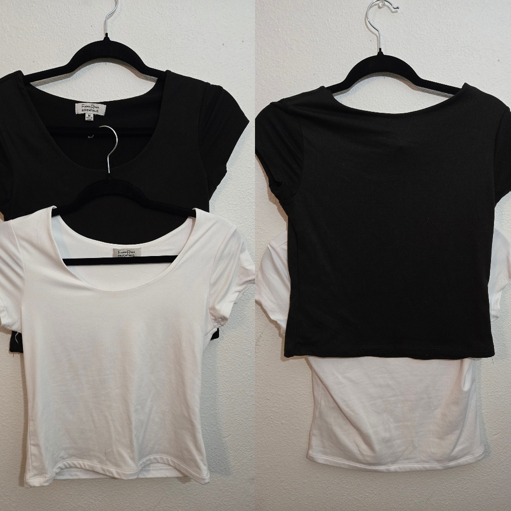 Faded Rose Super Soft Cropped Tee Bundle Medium